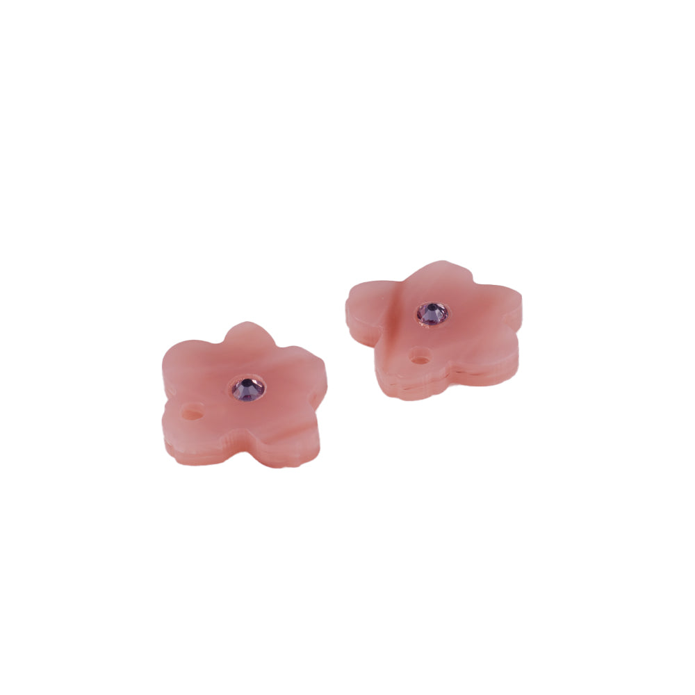 Toolally Earrings Charming Forget Me Not Charm Jade