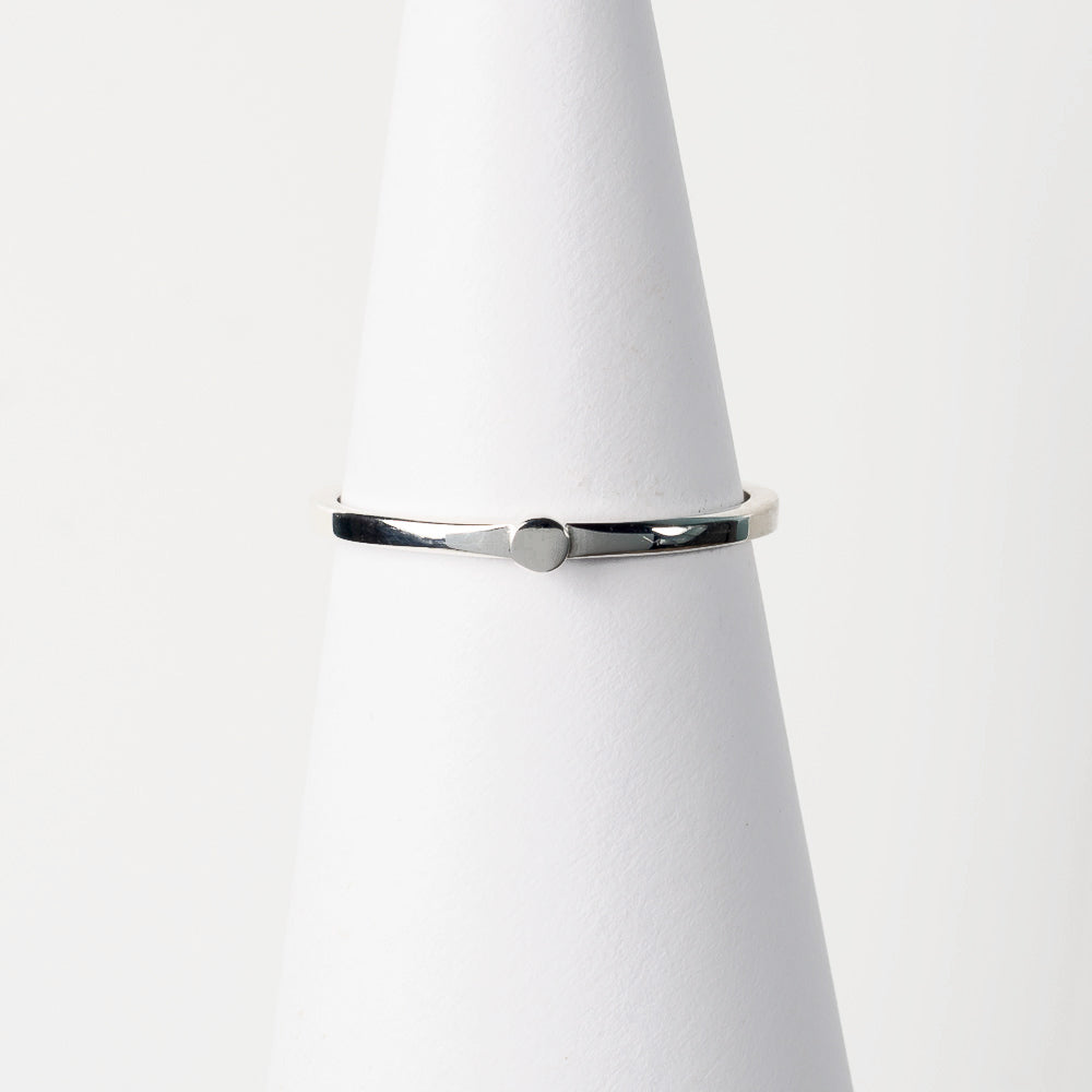 Punctuation Stacker Ring - Silver