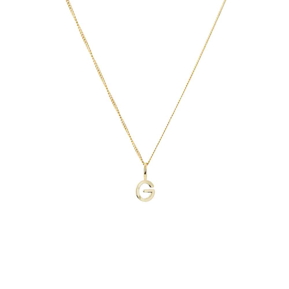 Alphabet Necklace - Gold Vermeil