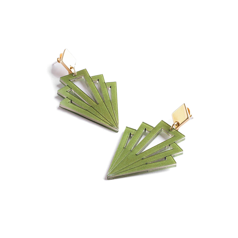 Toolally Earrings Gatsbys Jade Stone