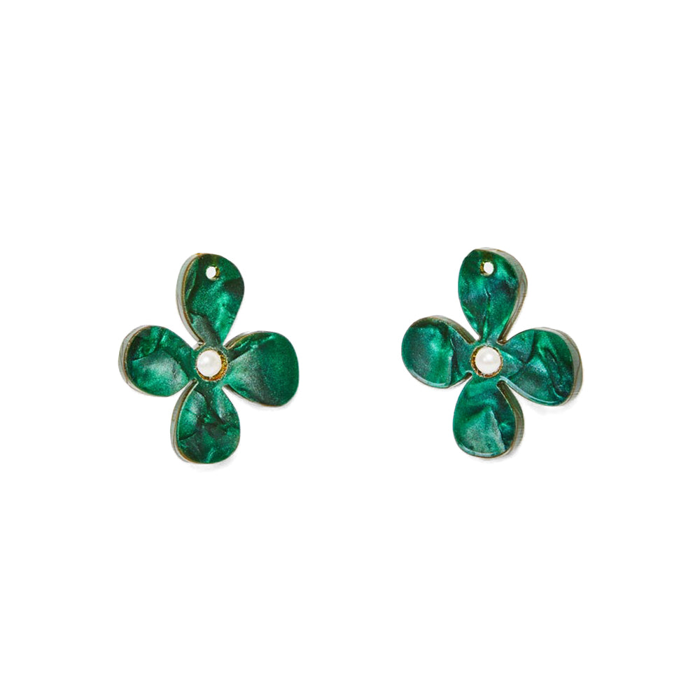 Toolally Daisy Charm Emerald Pearl