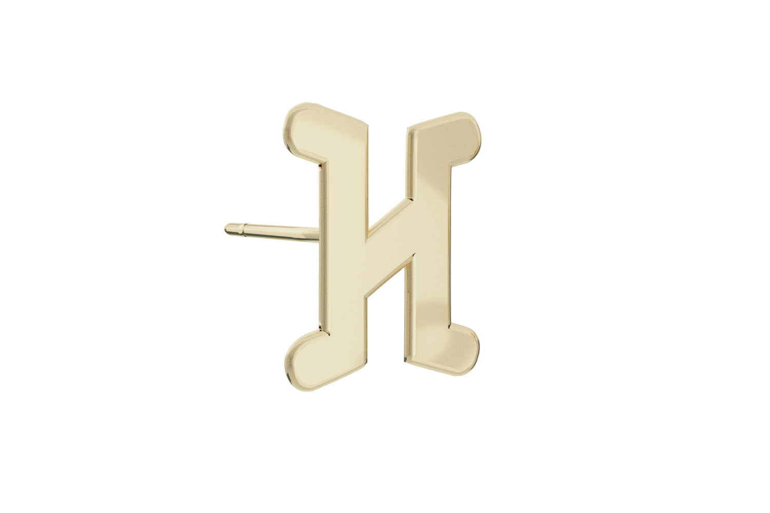 Alphabet Stud - 9 Ct Gold