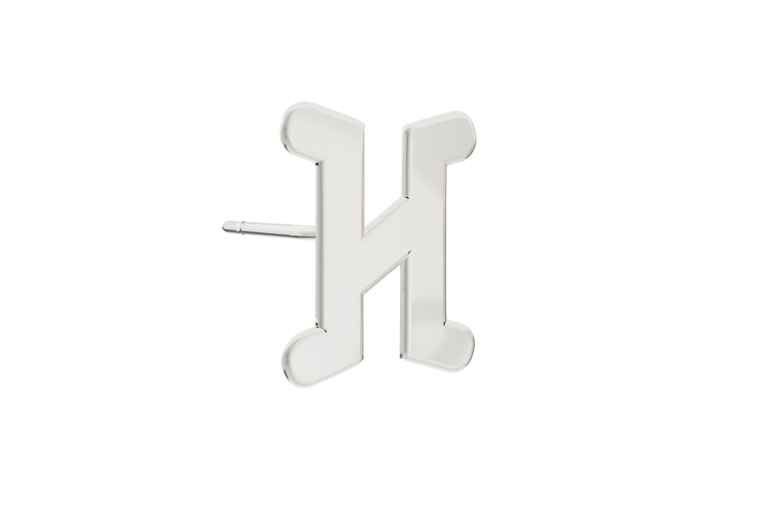 Alphabet Stud - Silver