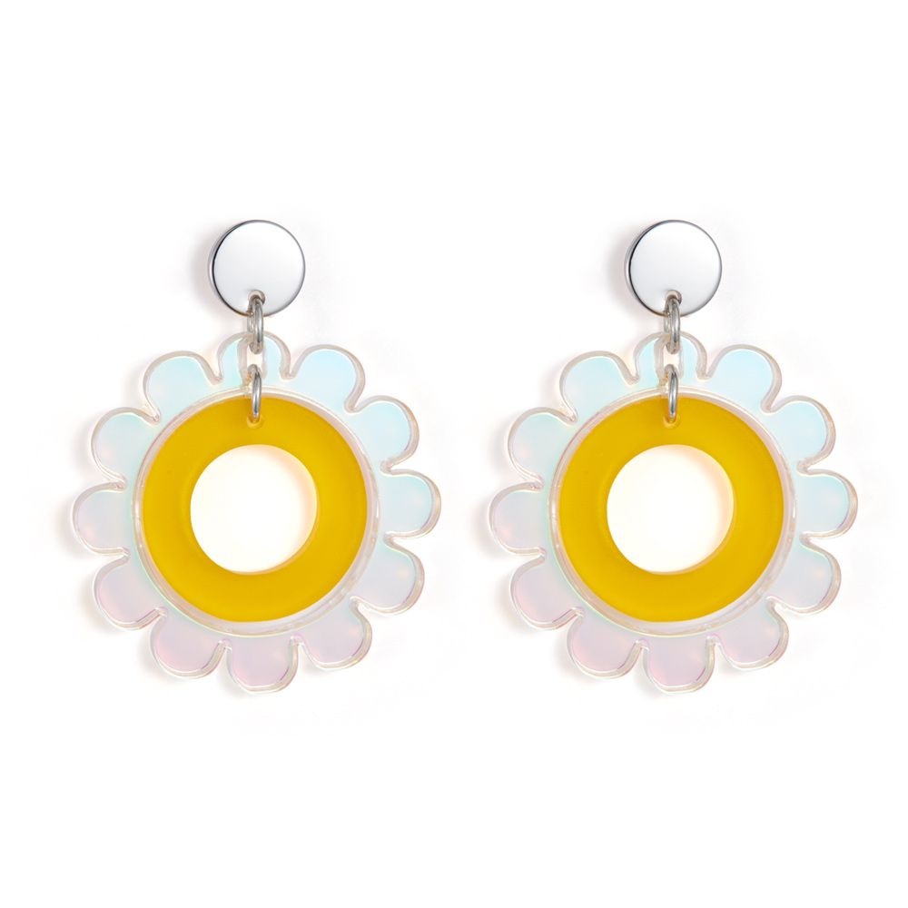 Sunflowers - Iridescent & Yellow