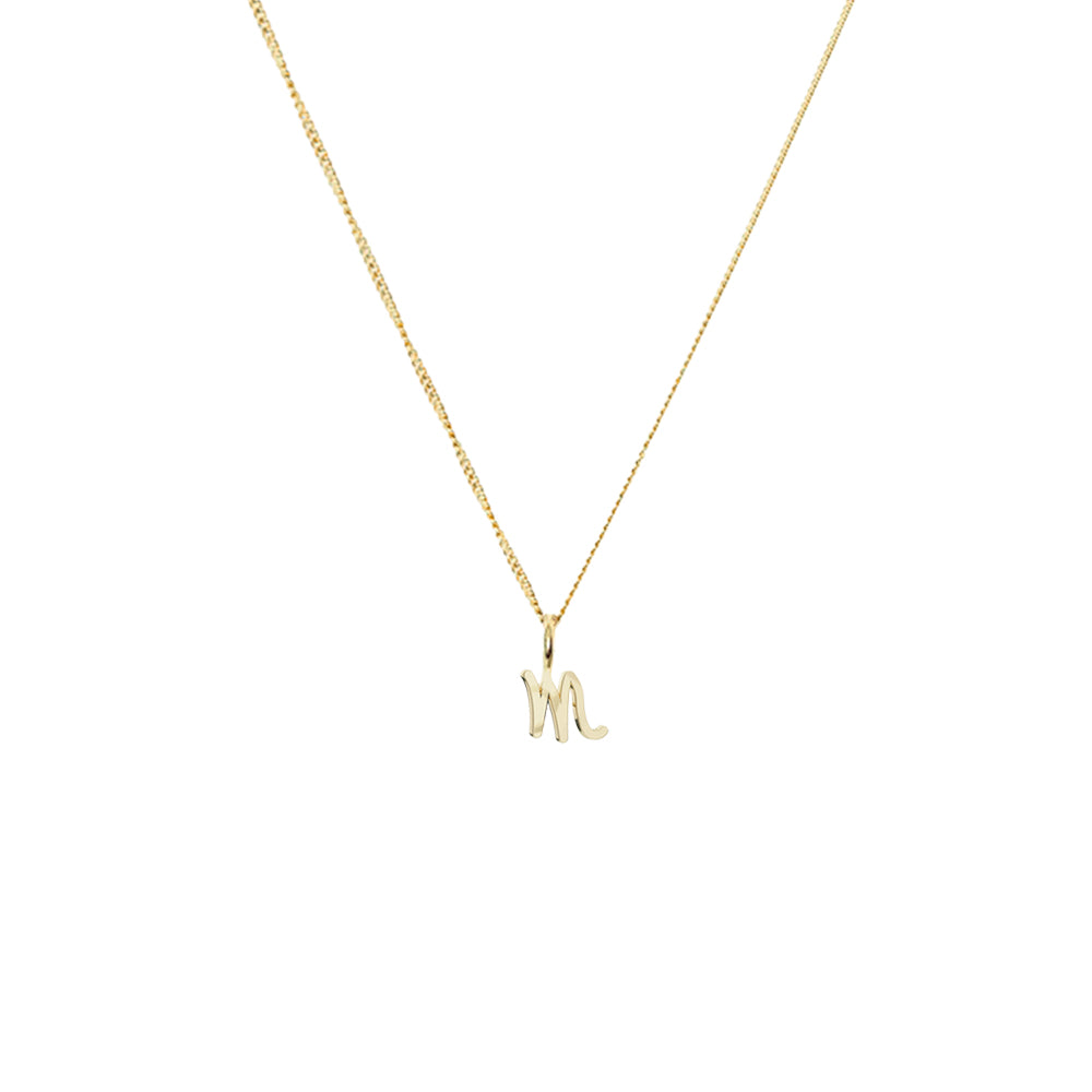 Alphabet Necklace - Gold Vermeil