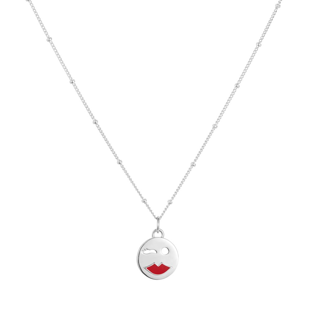 Mood Pendant Necklace Sterling Silver - Flirty