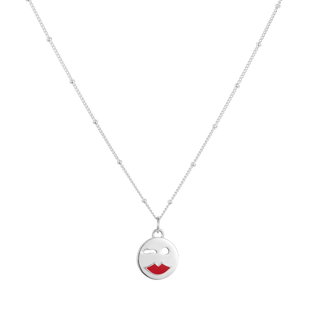 Mood Pendant Necklace Silver - Flirty