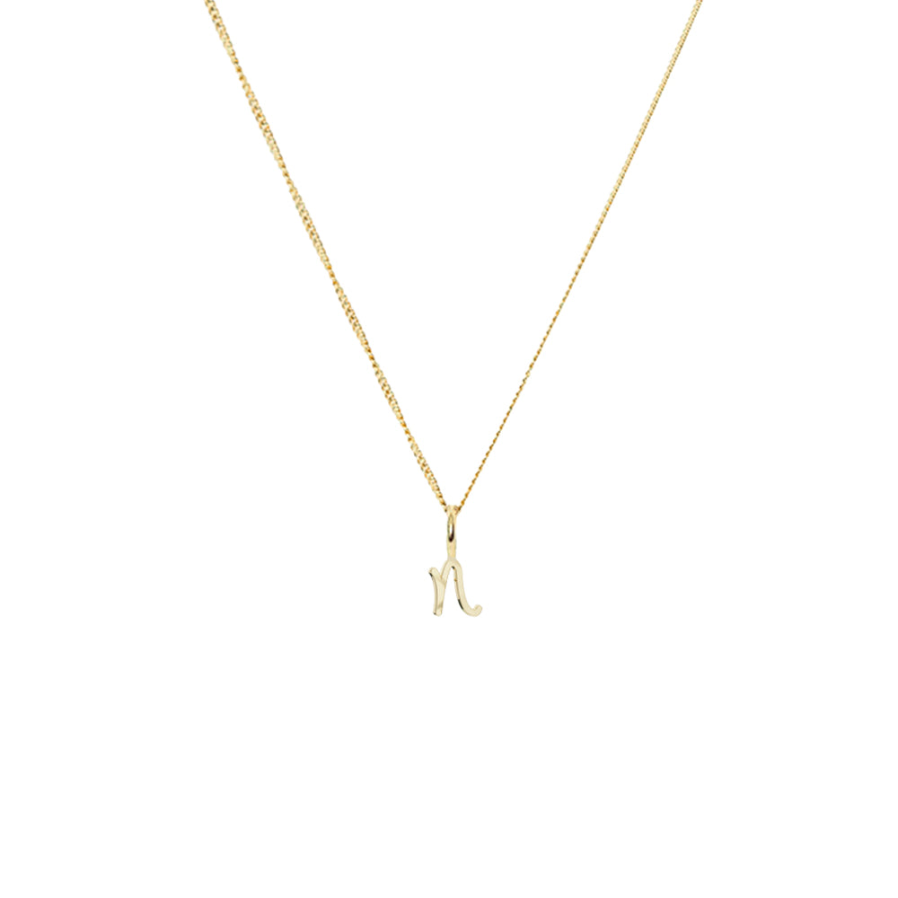 Alphabet Necklace - Gold