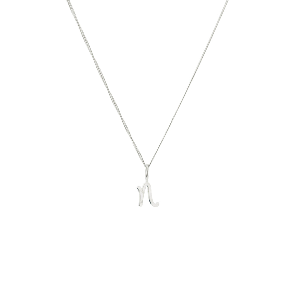 Alphabet Necklace - Silver