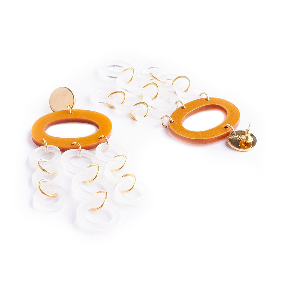 Toolally Earrings Oh What a Nights Royal Gold