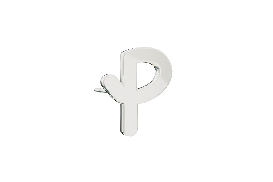 Alphabet Stud - Sterling Silver
