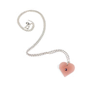 Toolally Antique Rose Heart Pendant Necklace