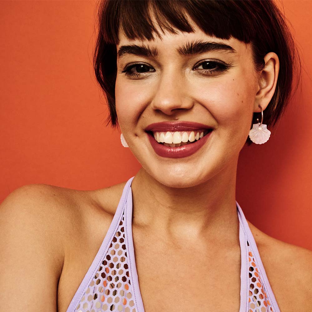 Toolally Shell Hoops Earrings Mother of Pearl