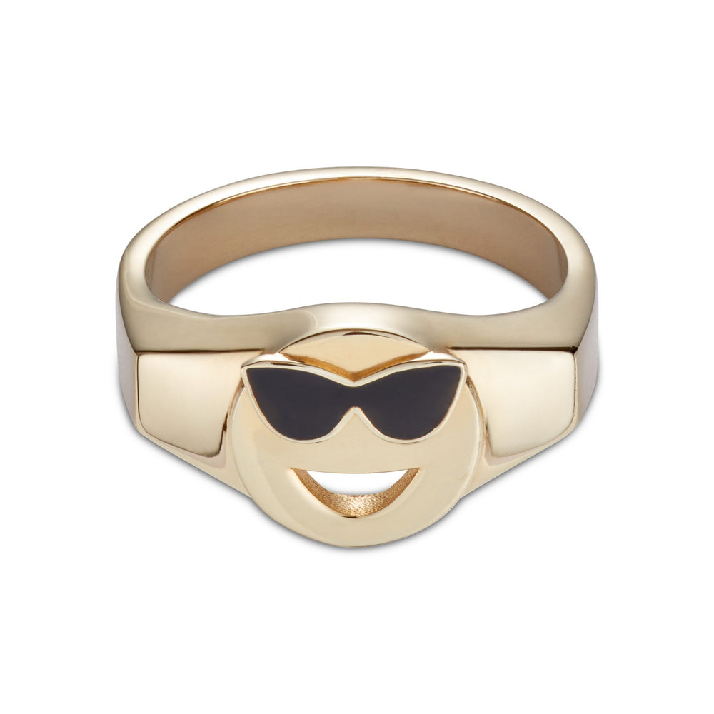 Mood Signet Ring Gold - Cool