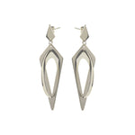 Crescent Hoops - Sterling Silver