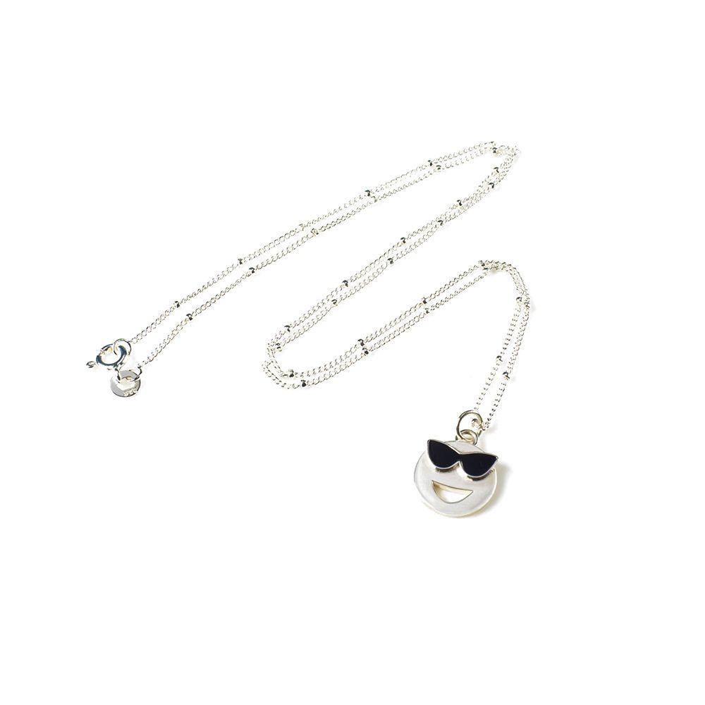 Mood Pendant Necklace Sterling Silver - Cool