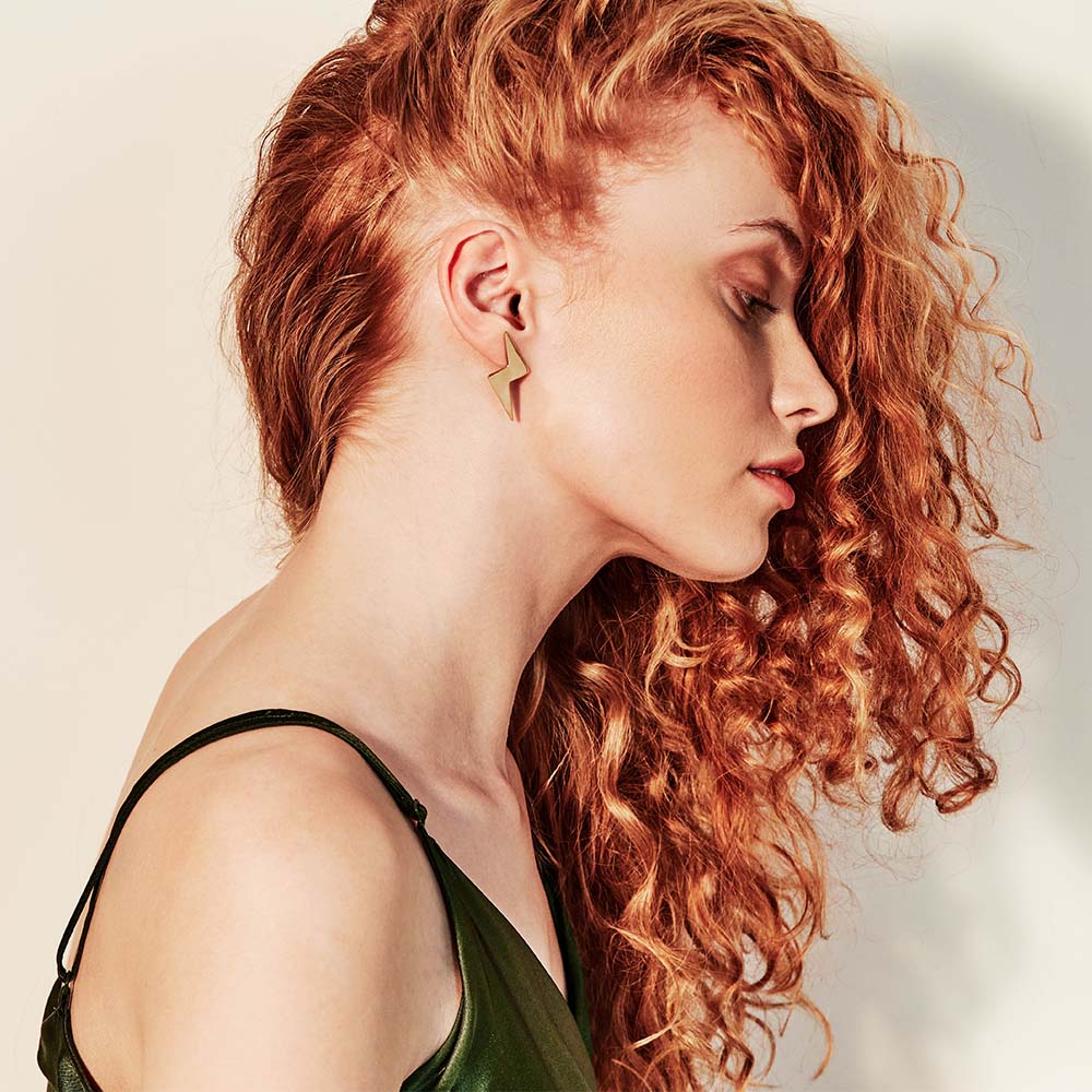 Toolally Earrings - Fine - Bolts - Gold