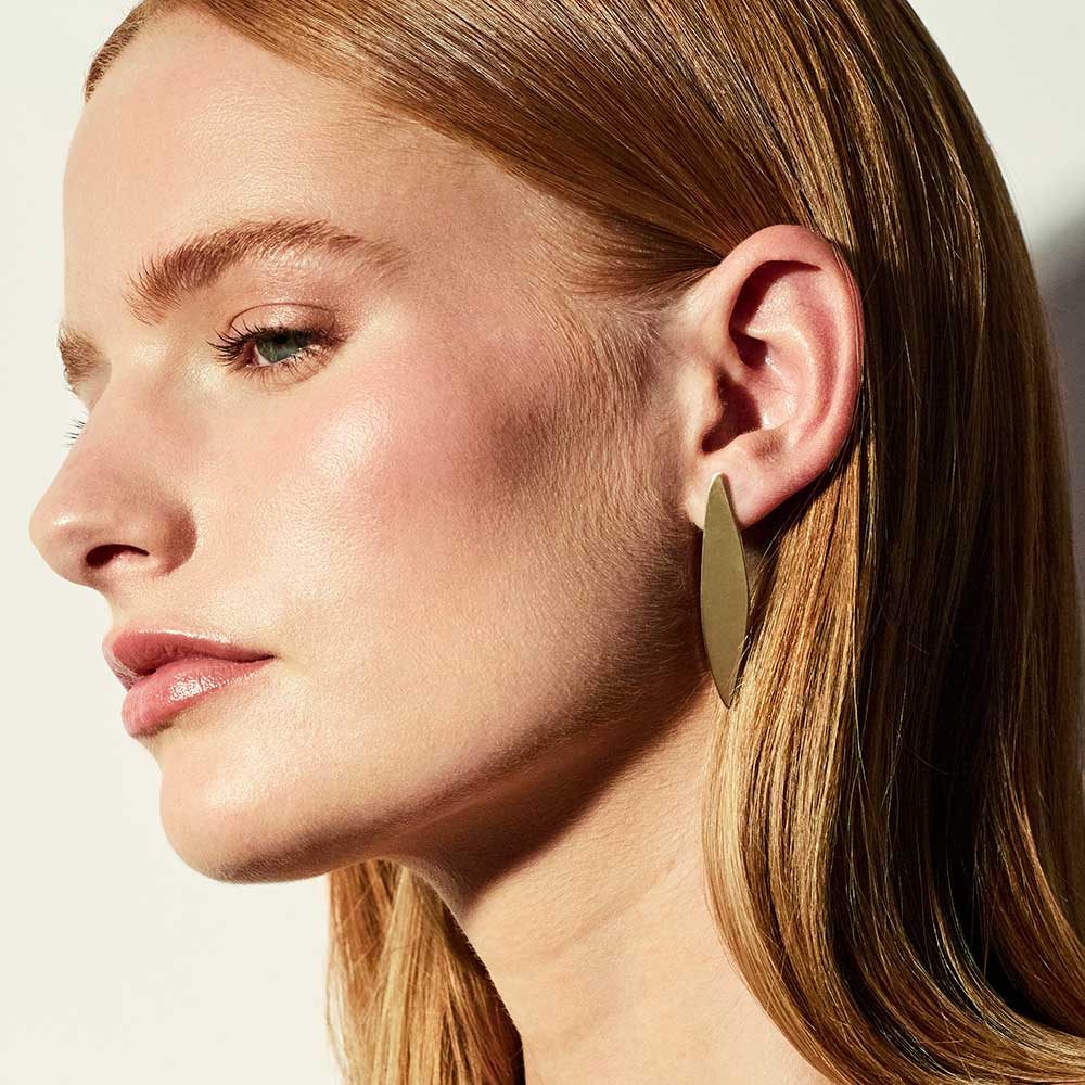 Toolally - Mags Walker - Gold Vermeil Acacia earrings