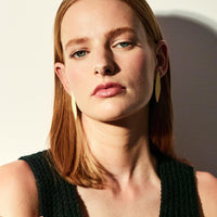 Toolally - Mags Walker - Gold Vermeil Acacia earrings