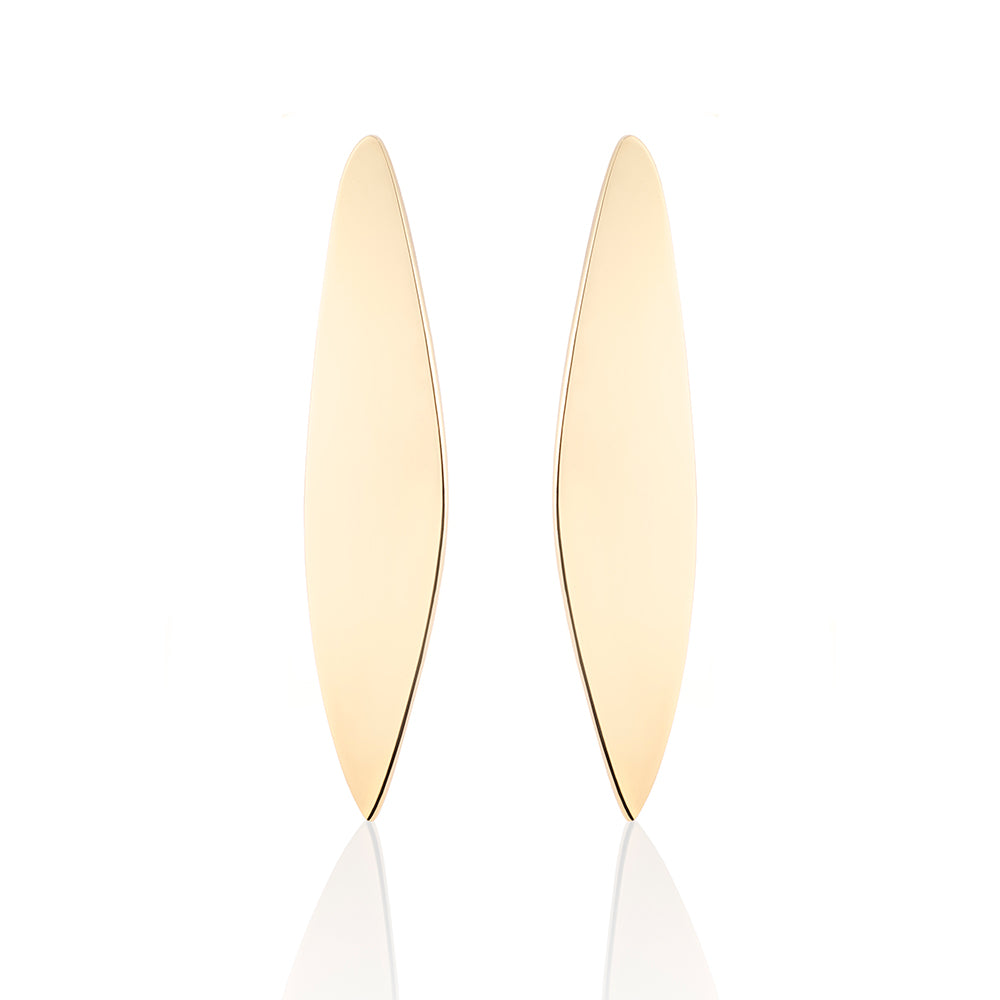 Toolally - Mags Walker - Gold Vermeil Acacia earrings