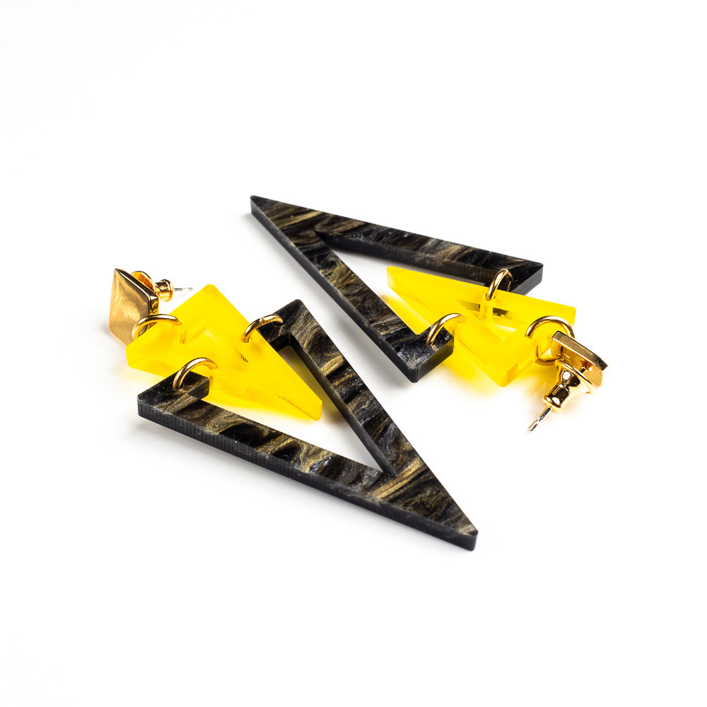 Toolally Arrows Inky Black and Yellow