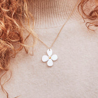 Toolally Daisy Pendant White Pearl