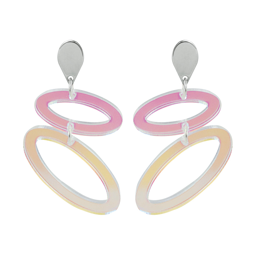 Toolally Ellipses Iridescent & Silver