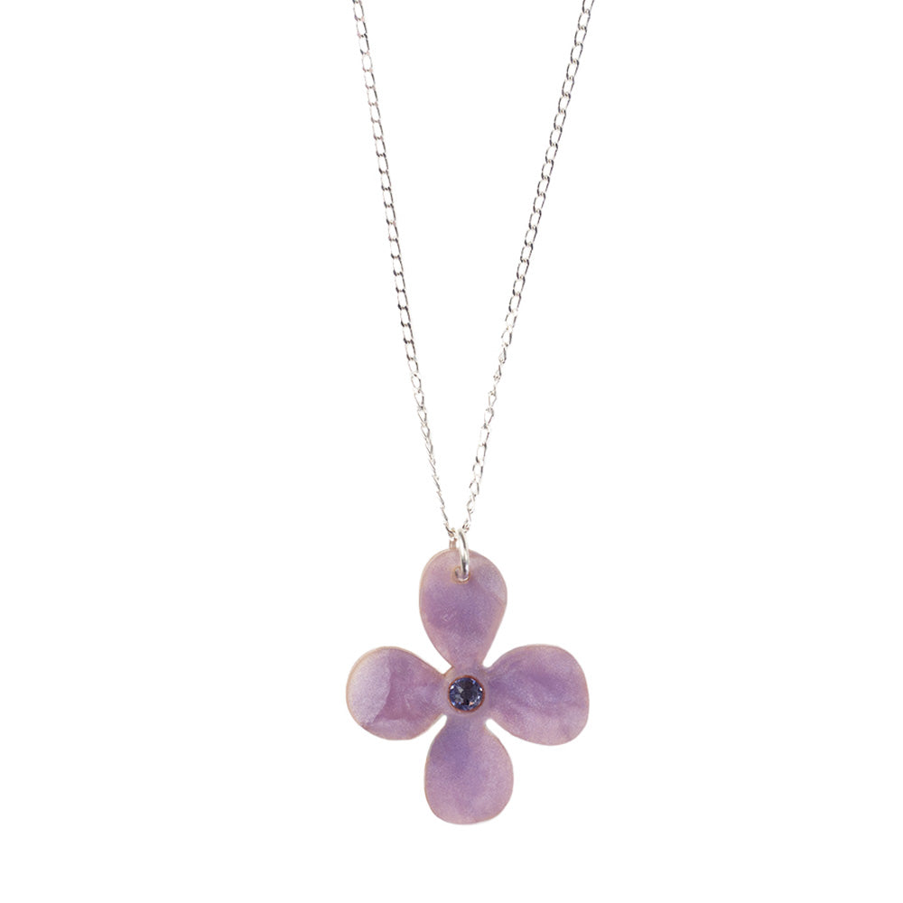 Toolally Daisy Pendant Lilac Pearl