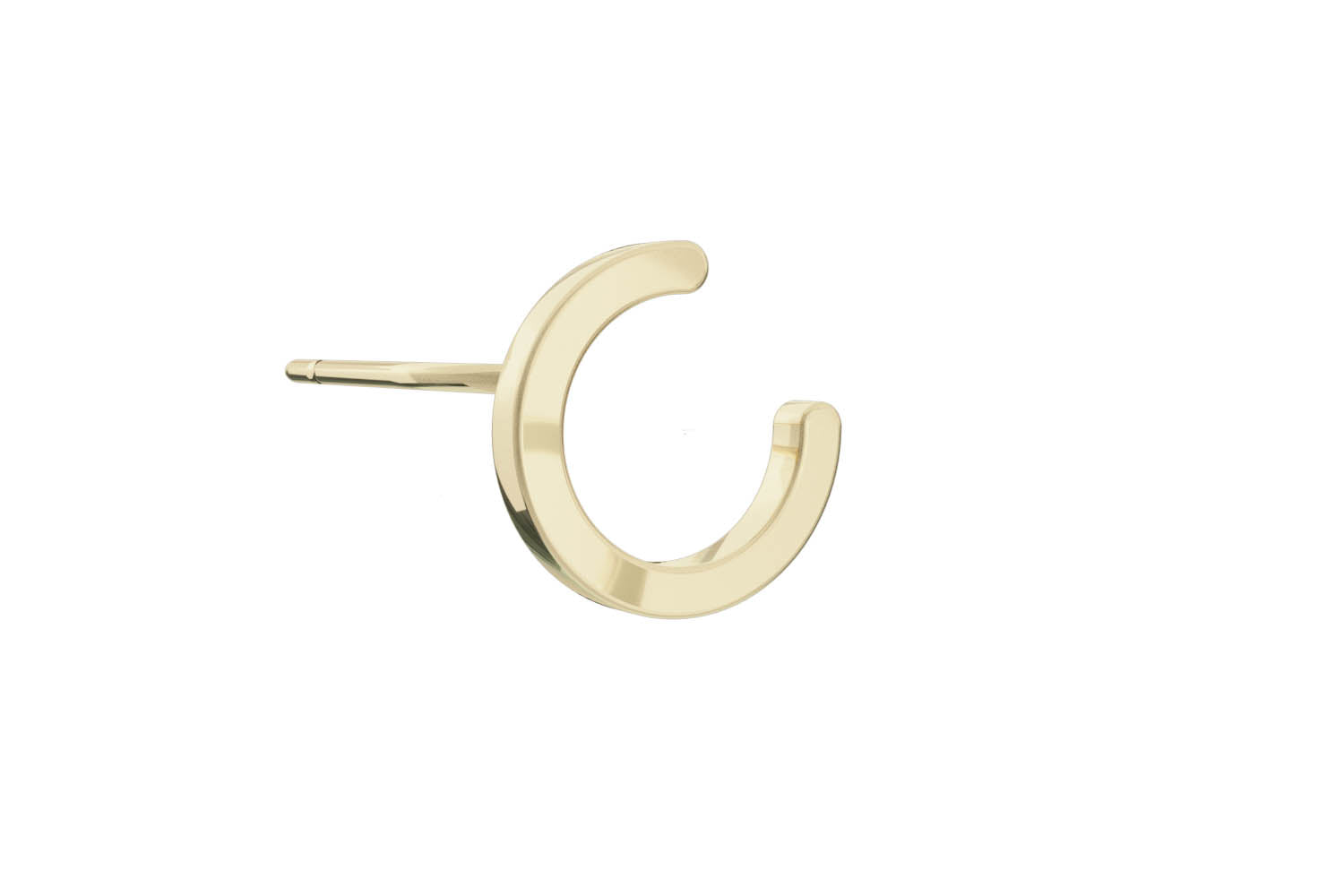 Alphabet Stud - 9 Ct Gold