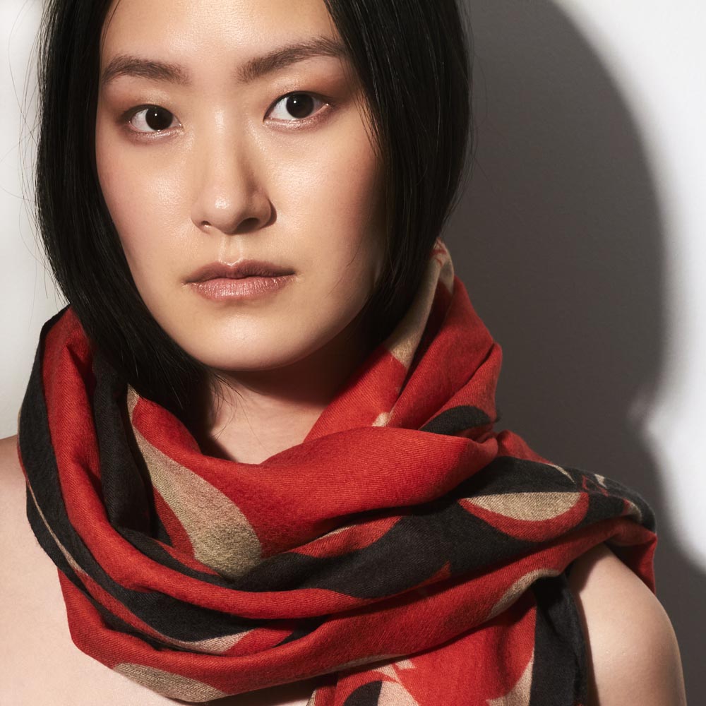 Toolally_Crescent_Orbs_Scarf_Red_Lifestyle_2