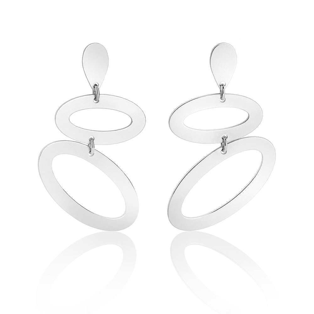 Toolally Ellipses in Sterling Silver