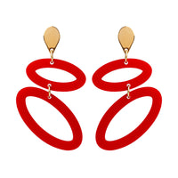 Toolally Ellipses Royal Red Gold