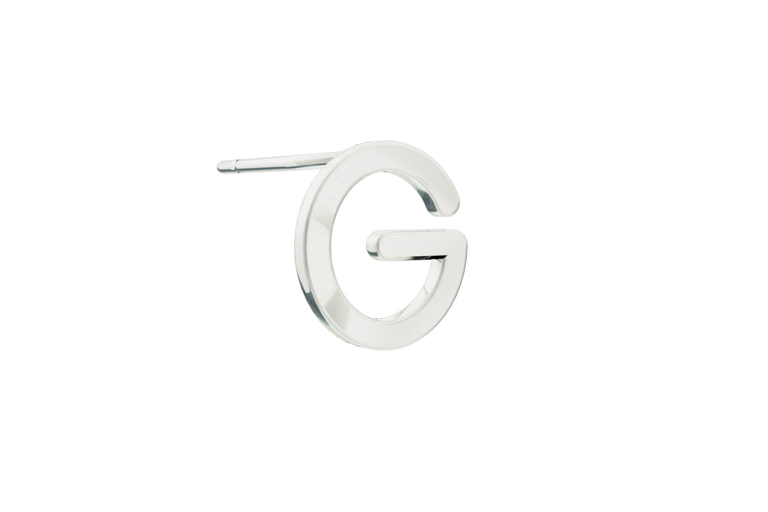 Alphabet Stud - Silver