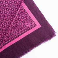 Toolally_Houndstooth_Scarf_Fuschia_Flatlay