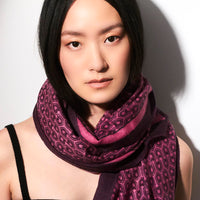 Toolally_Houndstooth_Scarf_Fuschia_Lifestyle_2