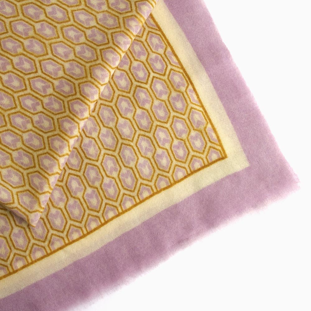 Toolally_Houndstooth_Scarf_Lilac_Flatlay
