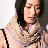 Toolally_Houndstooth_Scarf_Lilac_Lifestyle