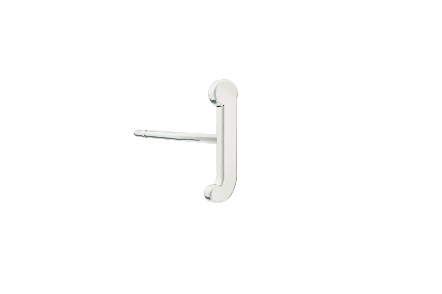 Alphabet Stud - Sterling Silver