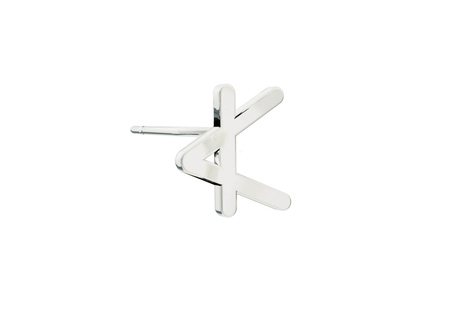 Alphabet Stud - Sterling Silver