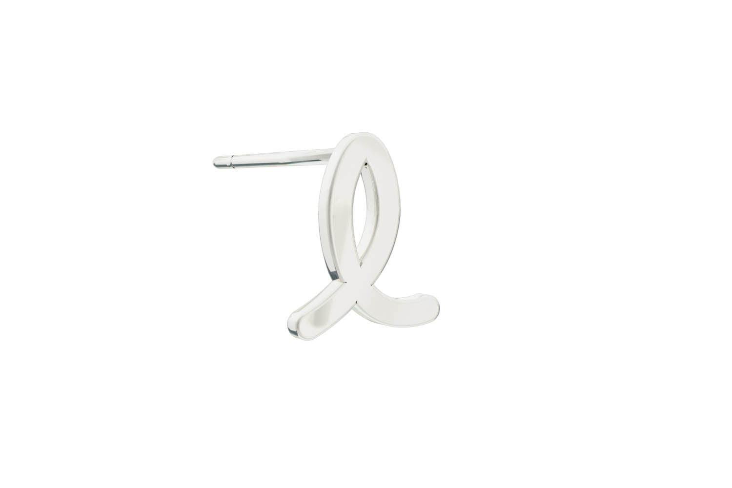 Alphabet Stud - Sterling Silver