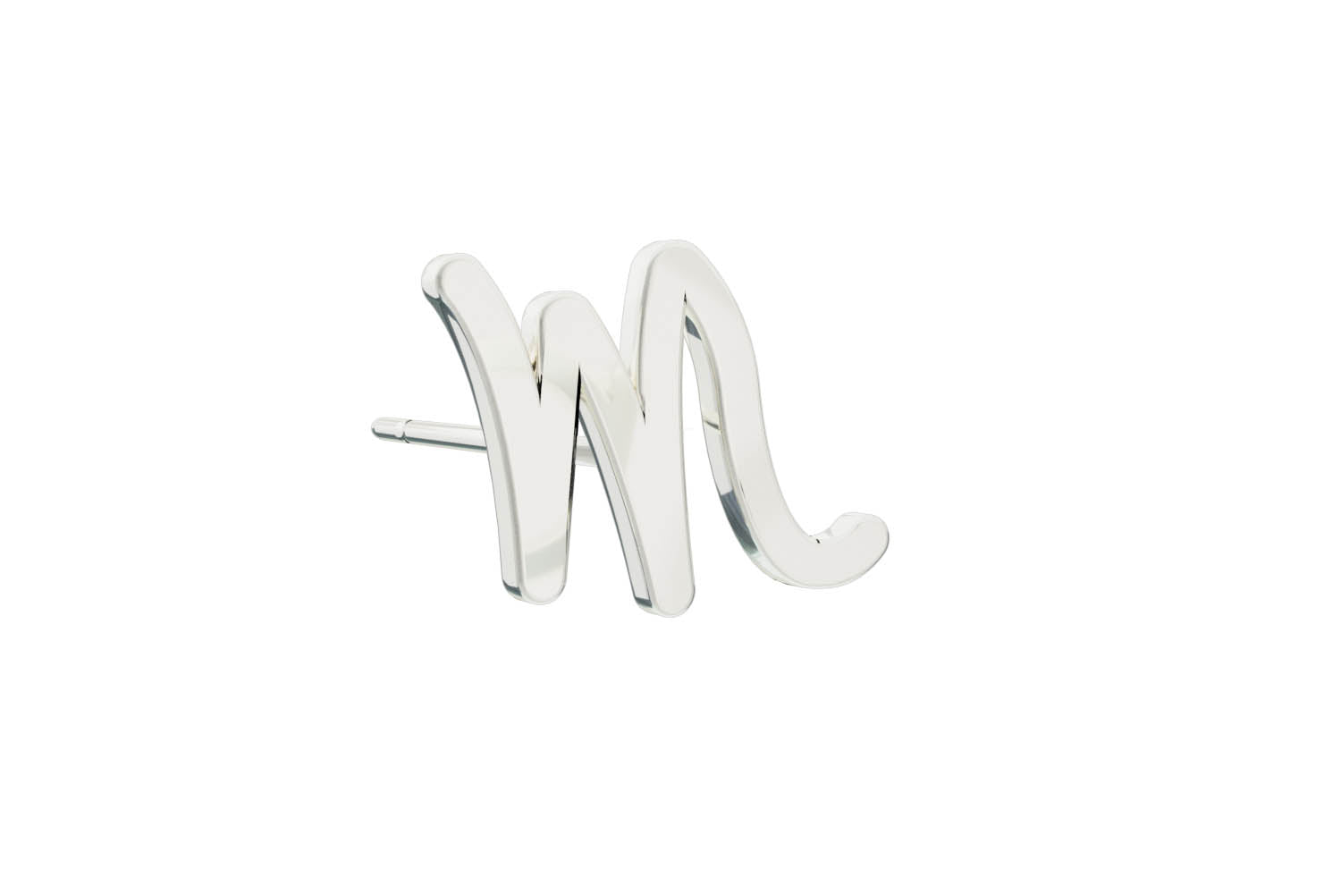 Alphabet Stud - Sterling Silver