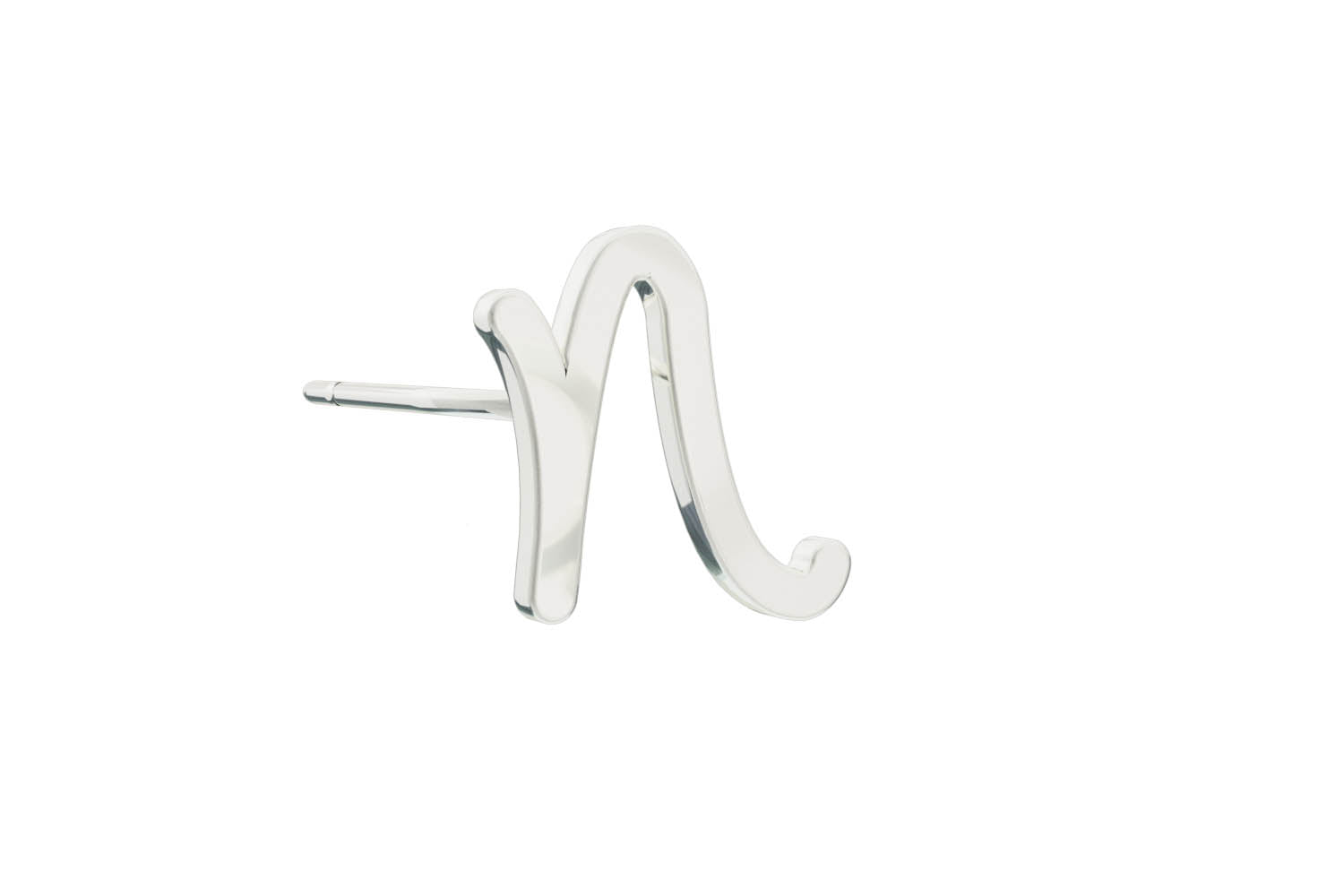 Alphabet Stud - Silver