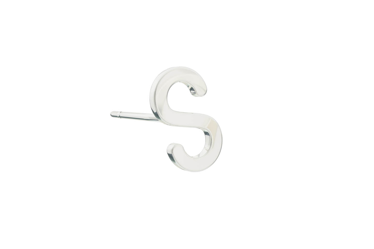 Alphabet Stud - Silver