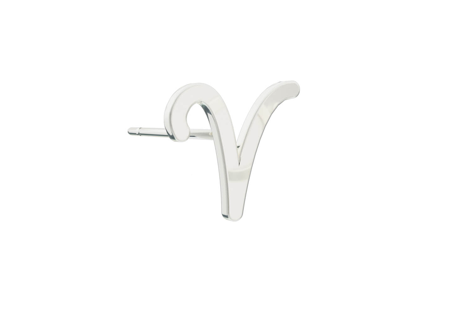 Alphabet Stud - Sterling Silver