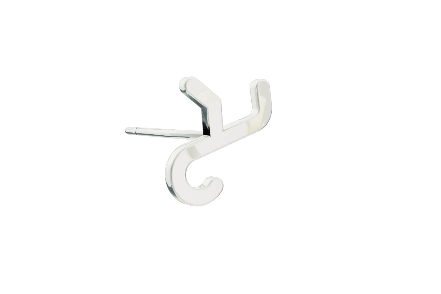 Alphabet Stud - Sterling Silver