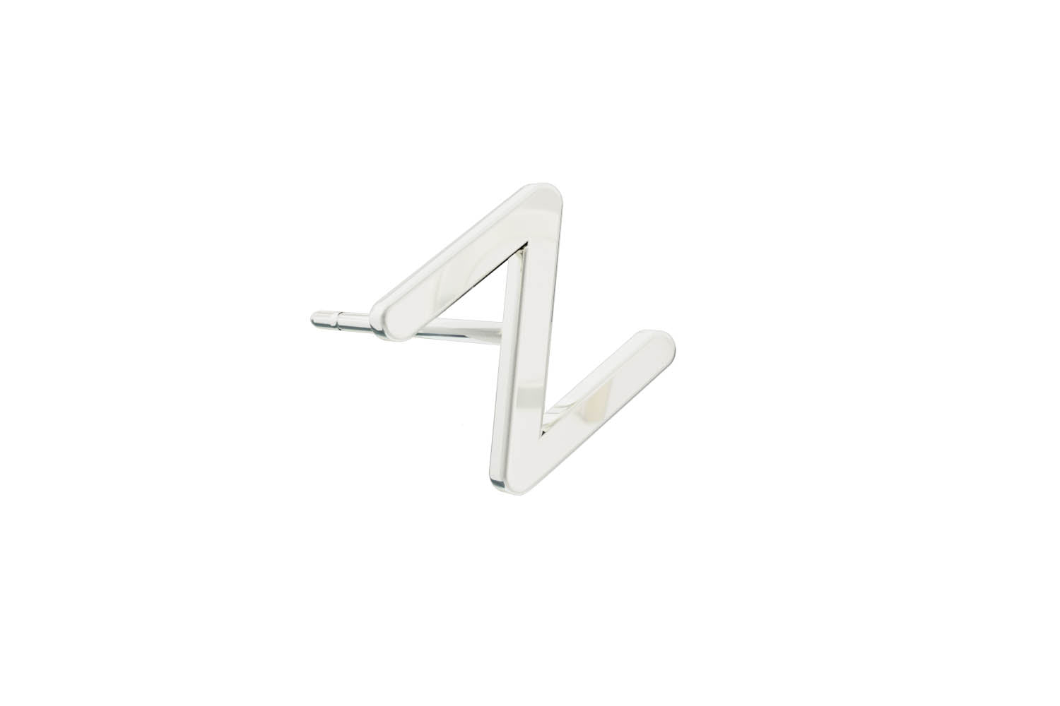 Alphabet Stud - Sterling Silver