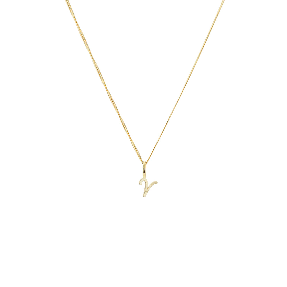 Alphabet Necklace - Gold