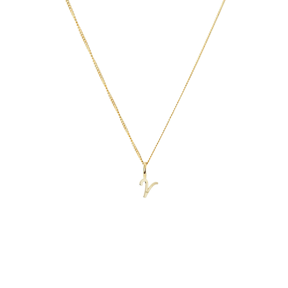 Alphabet Necklace - Gold Vermeil