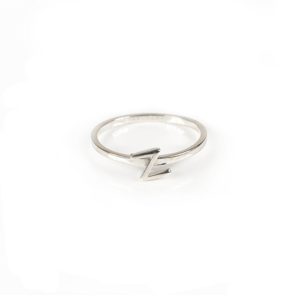 Alphabet Stacker Ring - Sterling Silver